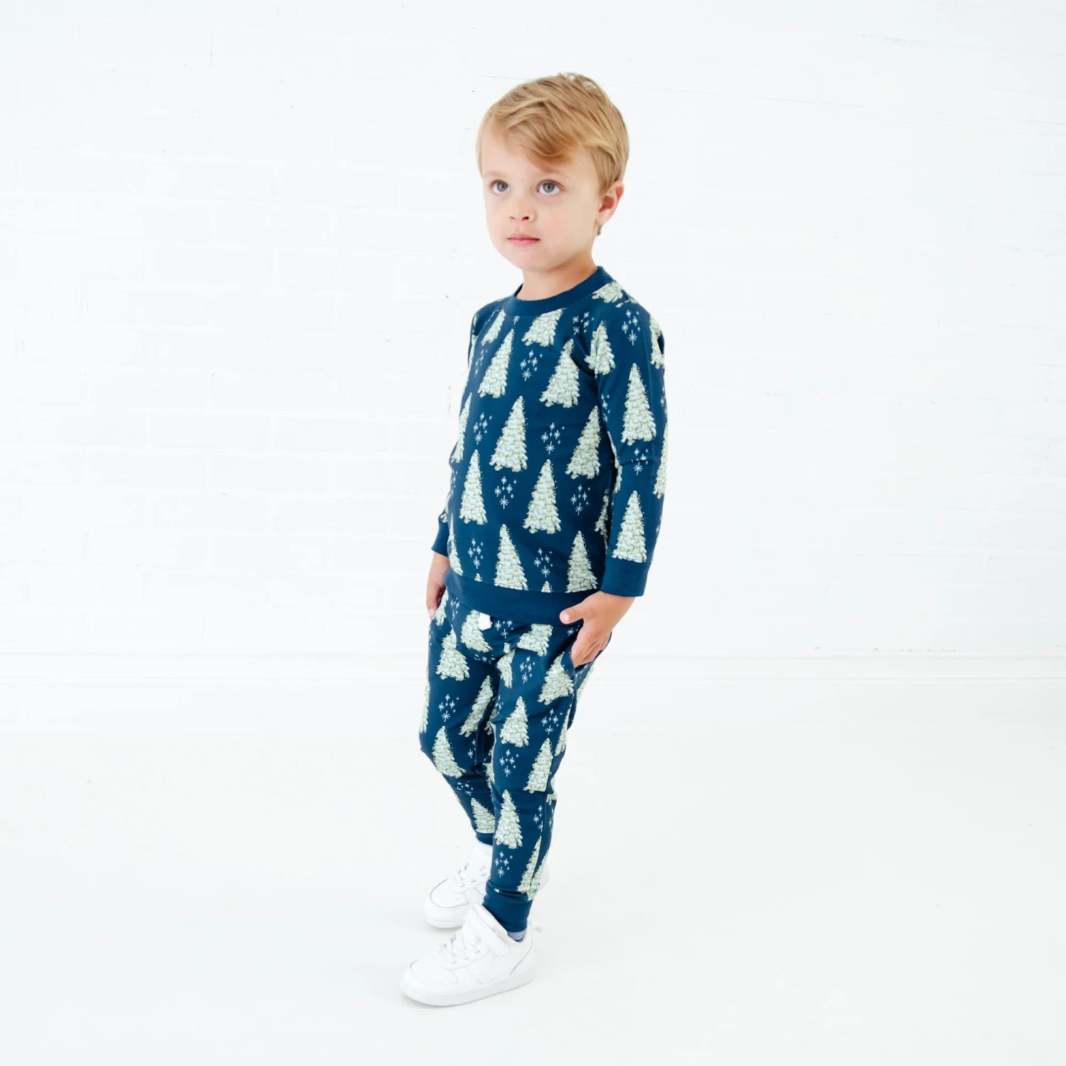 All Spruced Up Jogger Set - Navy 5 All Spruced Up Jogger Set - Navy - Image 3