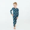 All Spruced Up Two Piece Pajamas Set - Navy 1 All Spruced Up Two Piece Pajamas Set - Navy -DREAMIERE Store navyspruceduptwopiecejamms 2