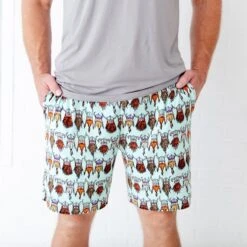 Nordic Dreams Men's Sleep Shorts And Tee 10 Nordic Dreams Men's Sleep Shorts And Tee -DREAMIERE Store nordicdreamsmensloungewear 4