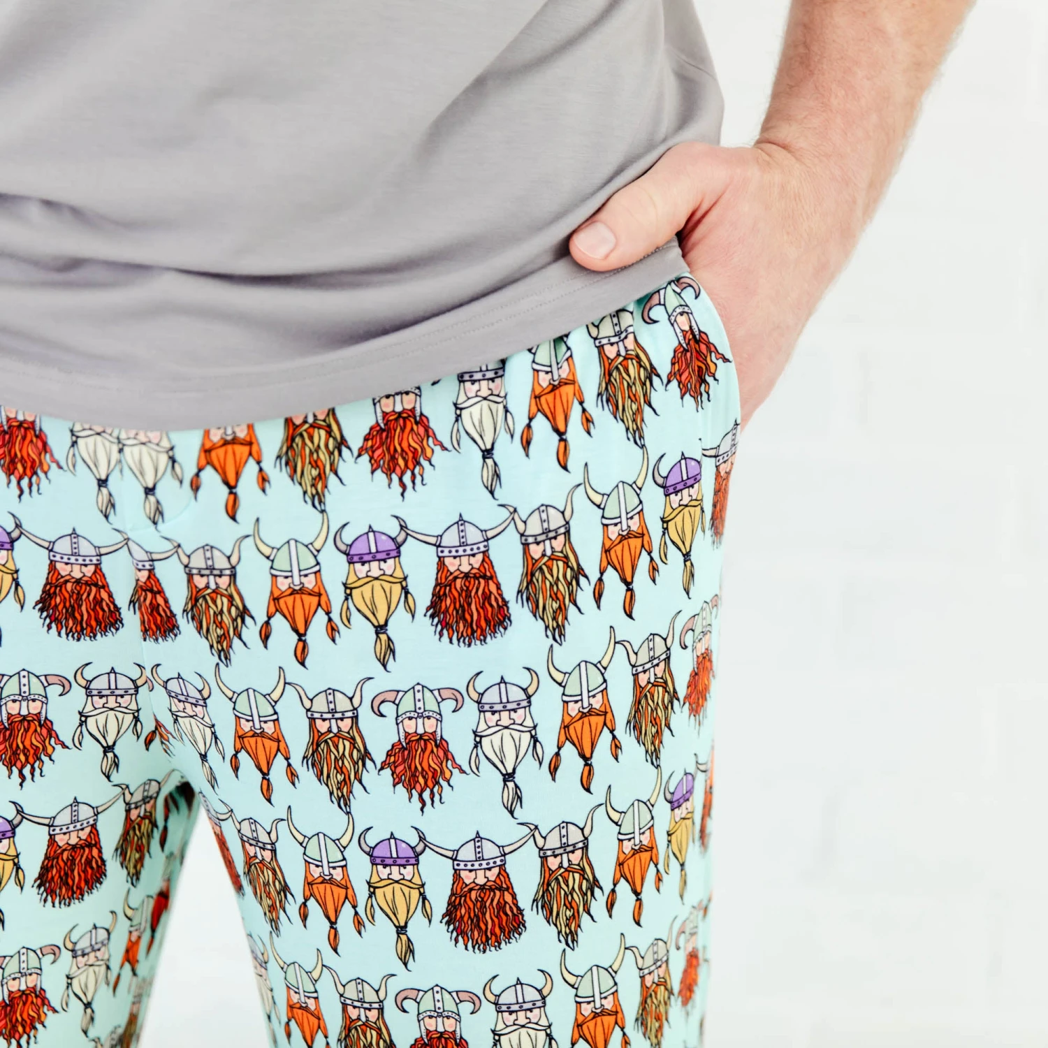 Nordic Dreams Men's Short Sleeve Loungewear 4 Nordic Dreams Men's Short Sleeve Loungewear - Image 2