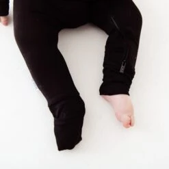 Onyx Convertible Footie 9 Onyx Convertible Footie -DREAMIERE Store onyxfootieandheadband 3