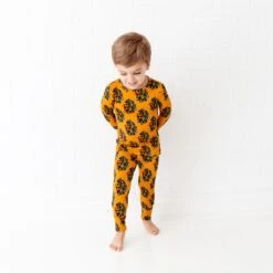 The Mane Event Two Piece Pajamas Set -DREAMIERE Store orangelion2piecejamms 3