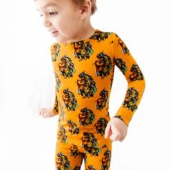 The Mane Event Two Piece Pajamas Set -DREAMIERE Store orangelion2piecejamms 9