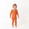 Dream Weaver Convertible Footie - Orange 1 Dream Weaver Convertible Footie - Orange -DREAMIERE Store orangespiderwebconvertiblefootie