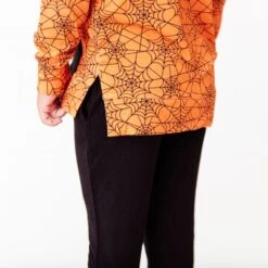 Dream Weaver Hoodie And Jogger Set - Orange 11 Dream Weaver Hoodie And Jogger Set - Orange -DREAMIERE Store orangespiderwebhoodieandjoggerset 8