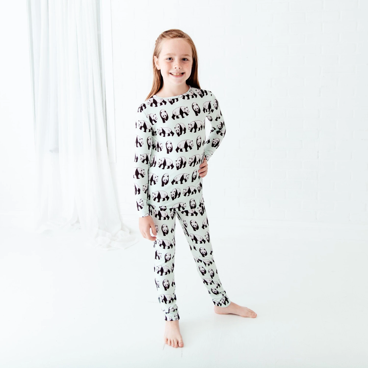 Pandamonium Two Piece Pajamas Set 3 Pandamonium Two Piece Pajamas Set
