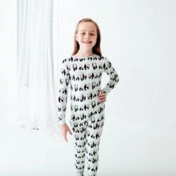 Pandamonium Two Piece Pajamas Set 10 Pandamonium Two Piece Pajamas Set -DREAMIERE Store pandastwopiecejamms 7