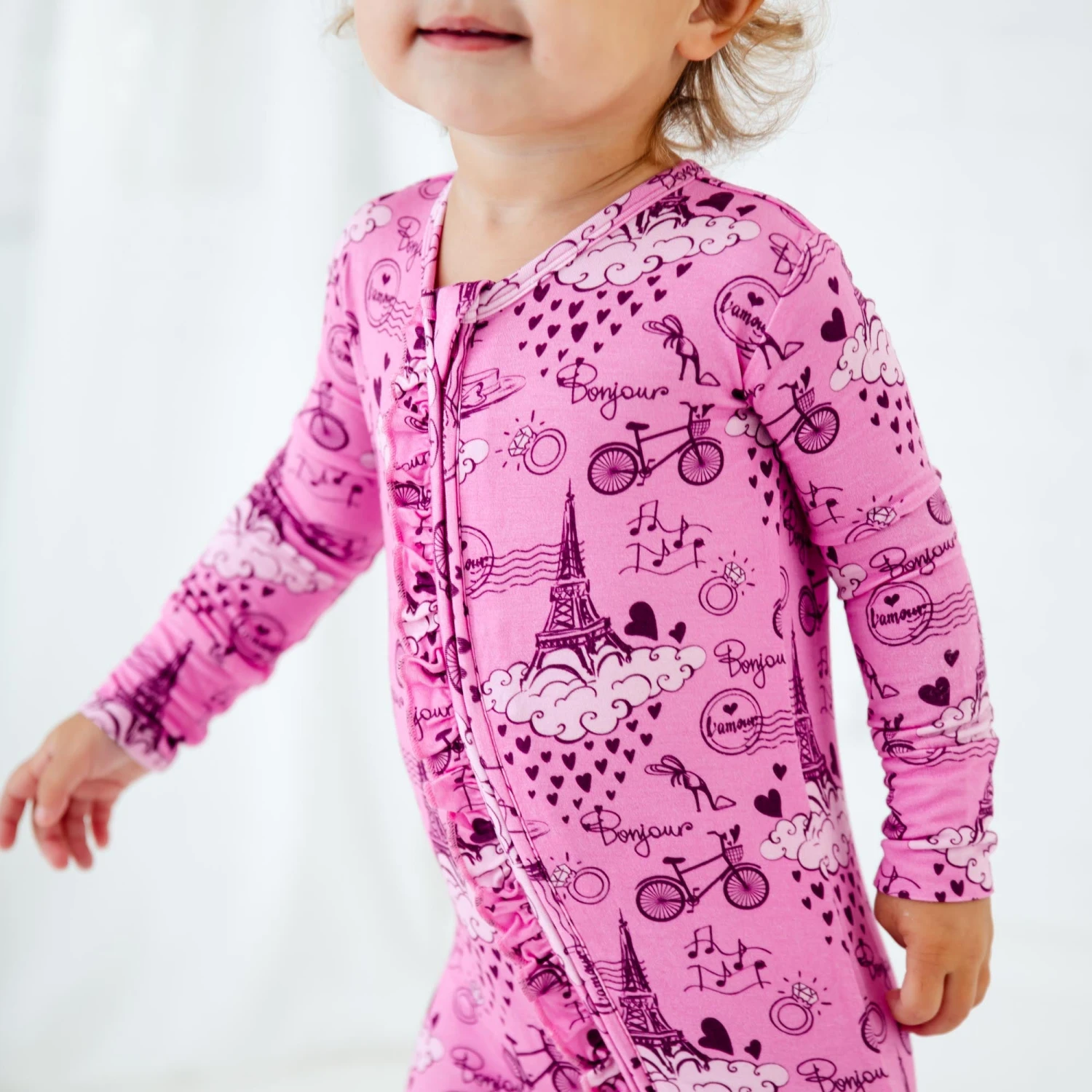 Eiffel For You Ruffle Convertible Footie 4 Eiffel For You Ruffle Convertible Footie - Image 2