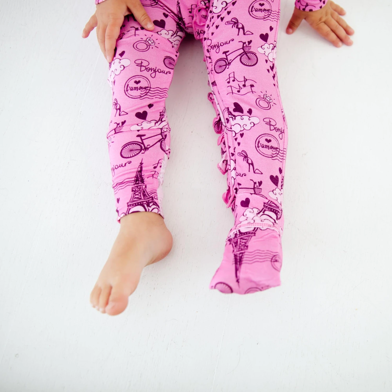 Eiffel For You Ruffle Convertible Footie 7 Eiffel For You Ruffle Convertible Footie - Image 5