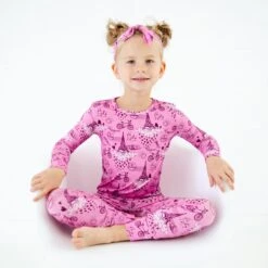 Eiffel For You Two Piece Pajamas Set 11 Eiffel For You Two Piece Pajamas Set -DREAMIERE Store paristwopiecePJs