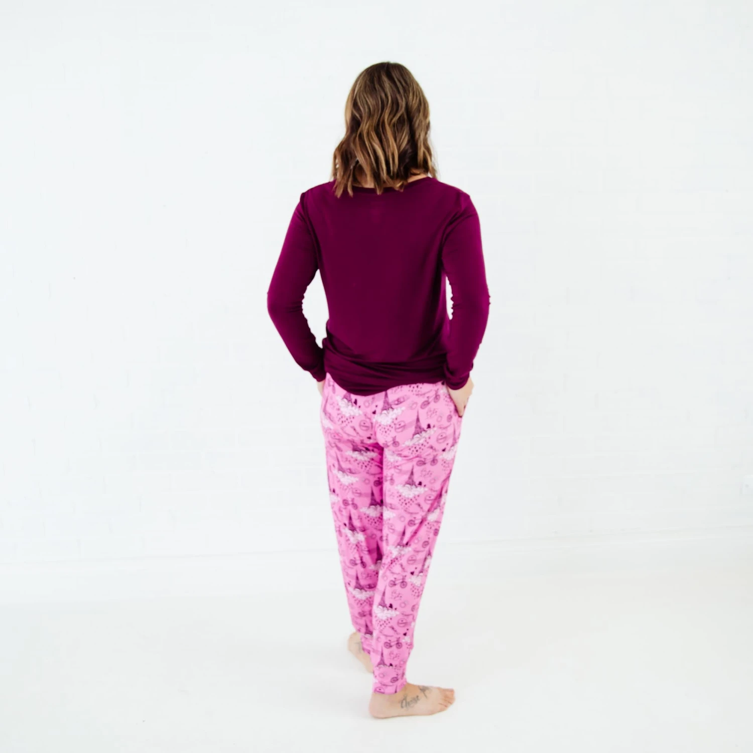 Eiffel For You Women's Long Sleeve Loungewear 5 Eiffel For You Women's Long Sleeve Loungewear - Image 3