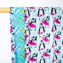 License To Chill Reversible Blanket 13 License To Chill Reversible Blanket -DREAMIERE Store penguinsreversibleblanket 2