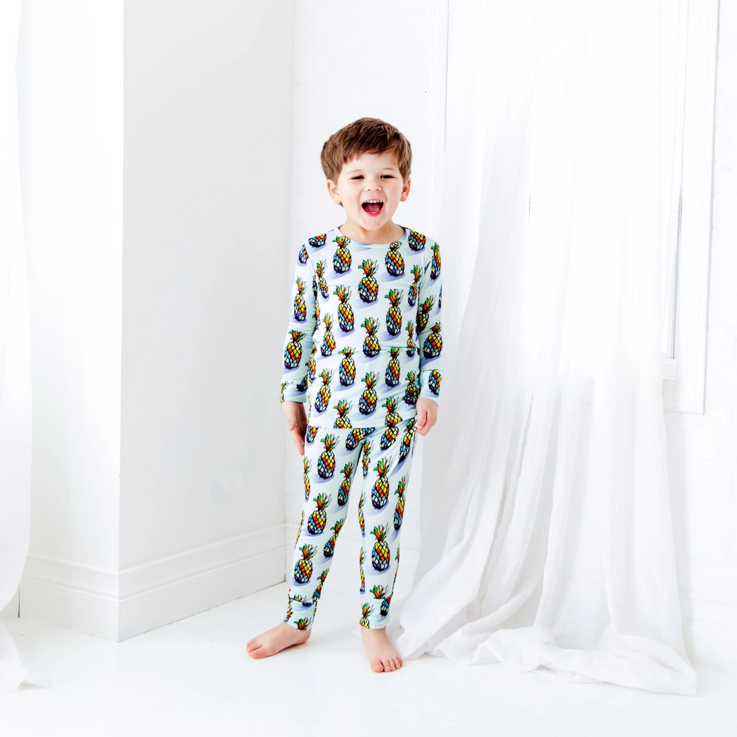 Tropi-Cool Two Piece Pajamas Set 3 Tropi-Cool Two Piece Pajamas Set