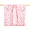Candy Cane Lane Ruffle Reversible Blanket - Pink 1 Candy Cane Lane Ruffle Reversible Blanket - Pink -DREAMIERE Store pink candy cane ruffle blanket 5