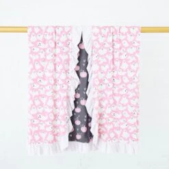 Paranormal Naptivity Ruffle Reversible Blanket - Pink