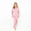 Candy Cane Lane Women's Long Sleeve Loungewear 1 Candy Cane Lane Women's Long Sleeve Loungewear -DREAMIERE Store pinkcandycaneswomenstwopiece 5