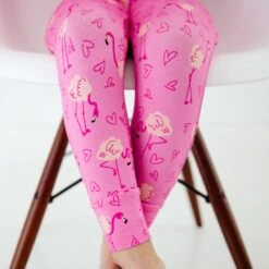 Let's Flamingle Two Piece Pajamas Set 11 Let's Flamingle Two Piece Pajamas Set -DREAMIERE Store pinkflamingotwopiecejamms 10