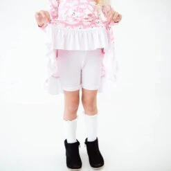 Paranormal Naptivity Ruffle Pocket Twirler And Shorts Set - Pink 10 Paranormal Naptivity Ruffle Pocket Twirler And Shorts Set - Pink -DREAMIERE Store pinkghostsdressandshortsset 10