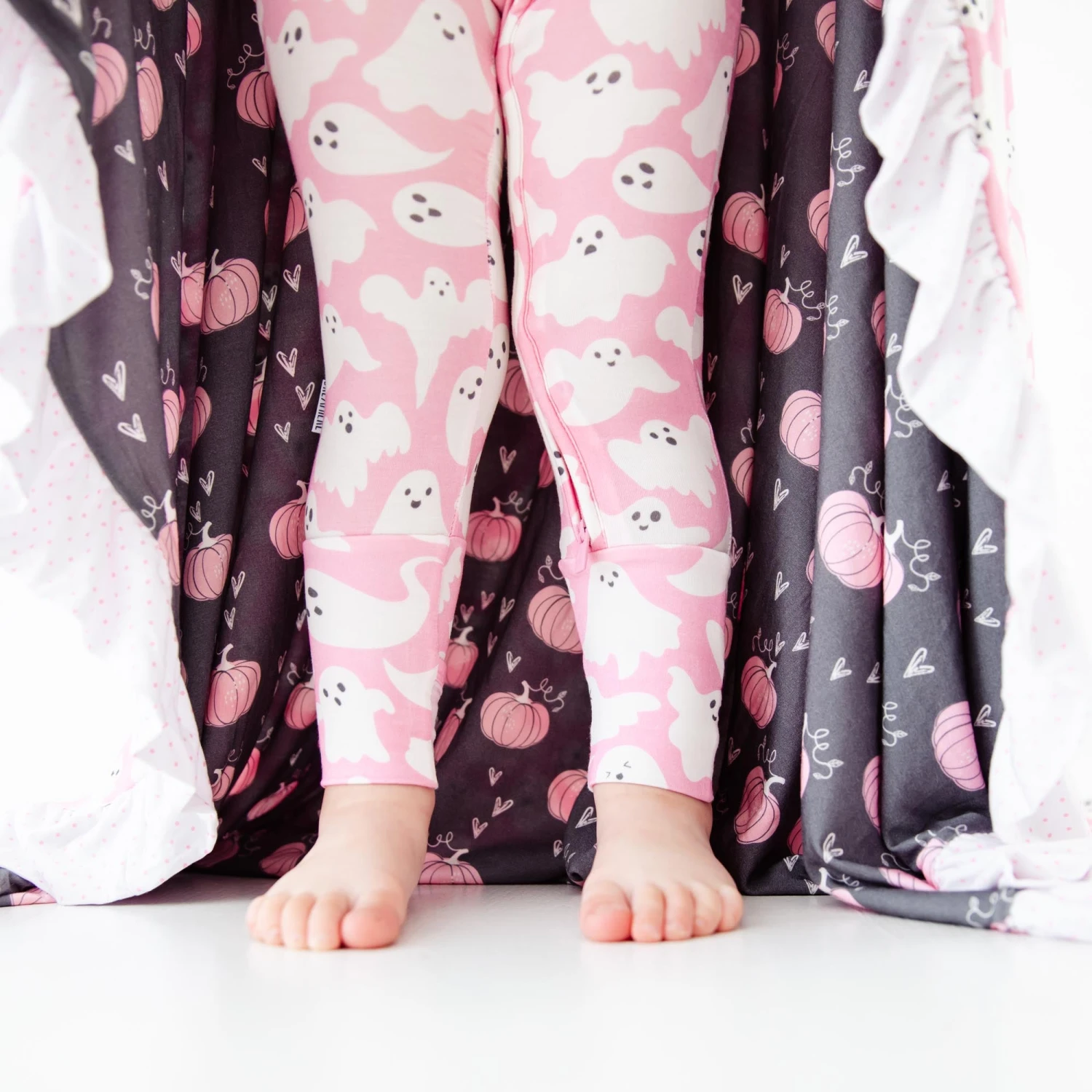 Paranormal Naptivity Ruffle Reversible Blanket - Pink 7 Paranormal Naptivity Ruffle Reversible Blanket - Pink - Image 5