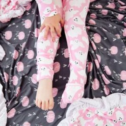 Paranormal Naptivity Convertible Footie - Pink -DREAMIERE Store pinkghostsfootie 7