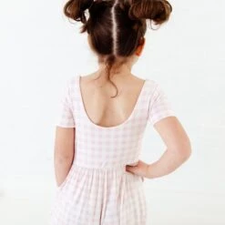 Pink Lemonade Leggy Romper -DREAMIERE Store pinkginghamSSleggyromper 7