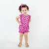 The Palm Life Bubble Romper 1 The Palm Life Bubble Romper -DREAMIERE Store pinkpalmtreesbubbleromper 5