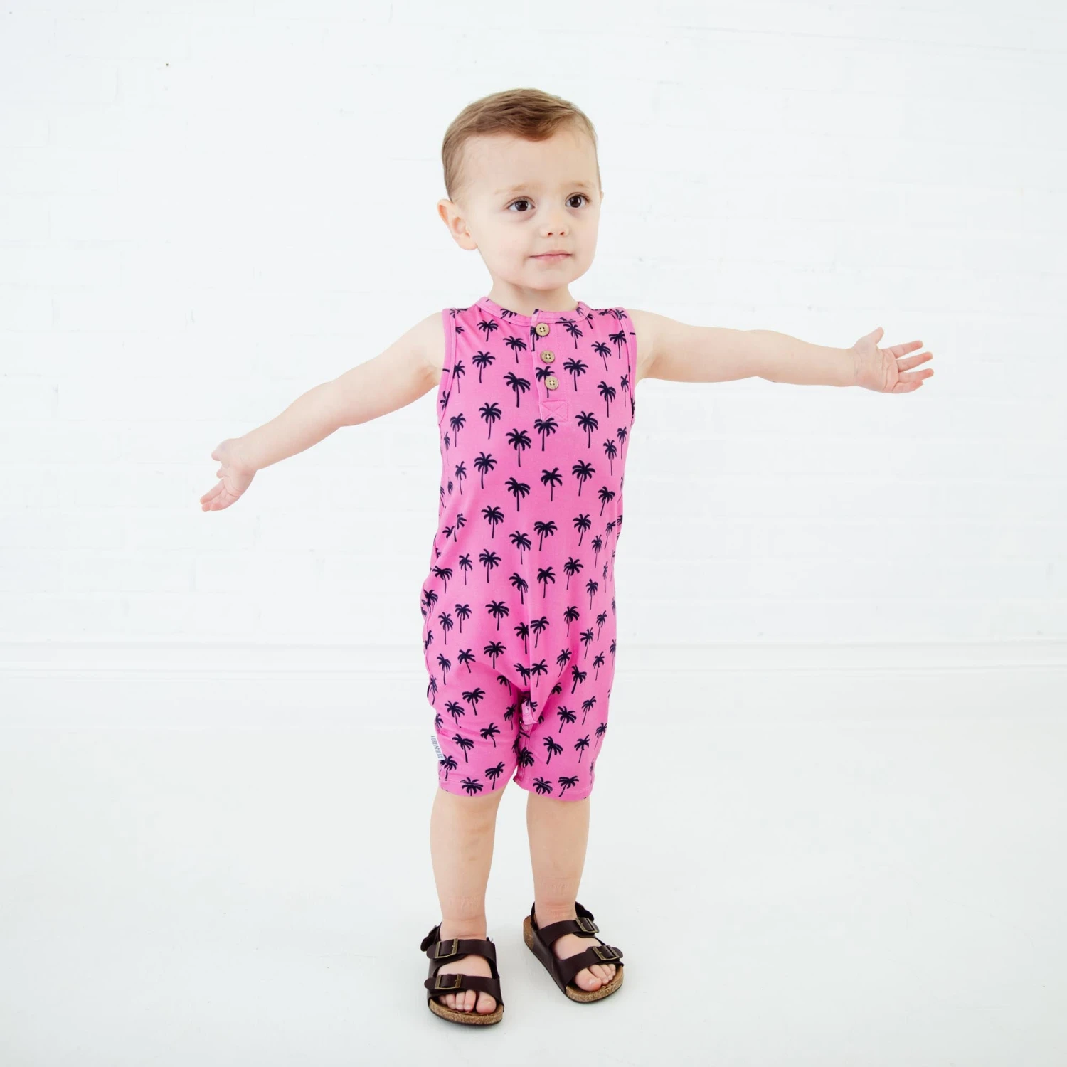 The Palm Life Henley Tank Romper 5 The Palm Life Henley Tank Romper - Image 3
