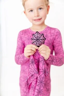 Dream Weaver Snuggle Lovey - Pink 9 Dream Weaver Snuggle Lovey - Pink -DREAMIERE Store pinkspiderweblovey 2