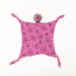 Dream Weaver Snuggle Lovey - Pink 10 Dream Weaver Snuggle Lovey - Pink -DREAMIERE Store pinkspiderweblovey 5