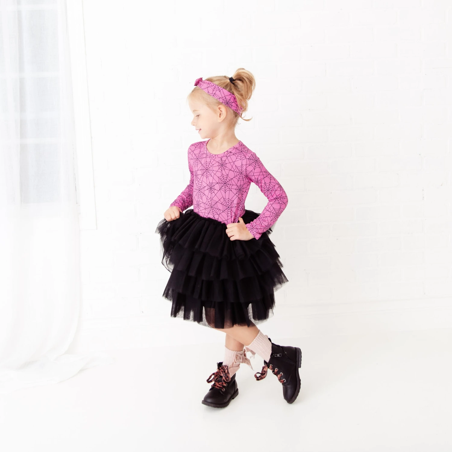 Dream Weaver Tutu Twirler Dress - Pink 7 Dream Weaver Tutu Twirler Dress - Pink - Image 5