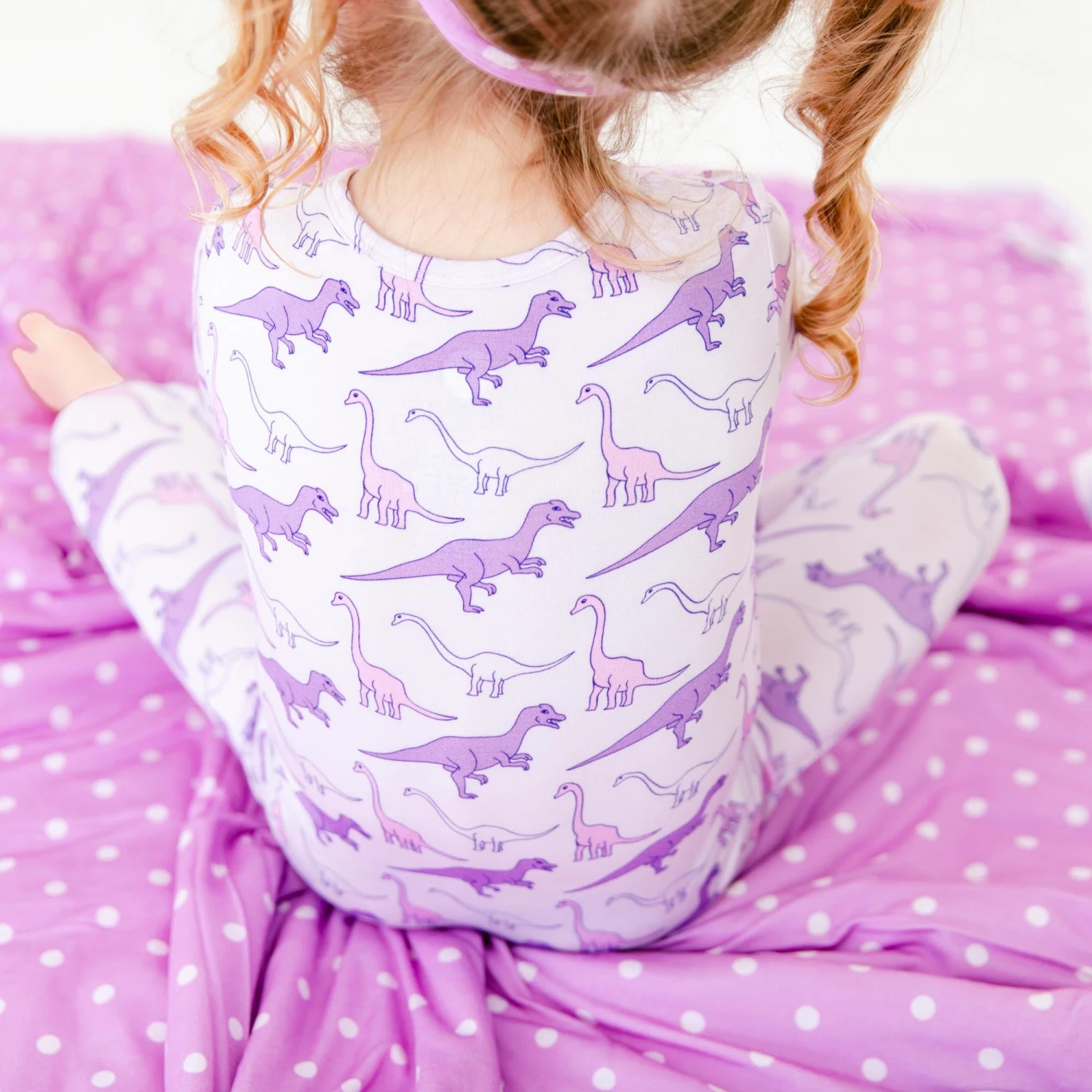 Land Before Bedtime Convertible Footie - Prehistoric Purple 6 Land Before Bedtime Convertible Footie - Prehistoric Purple - Image 4