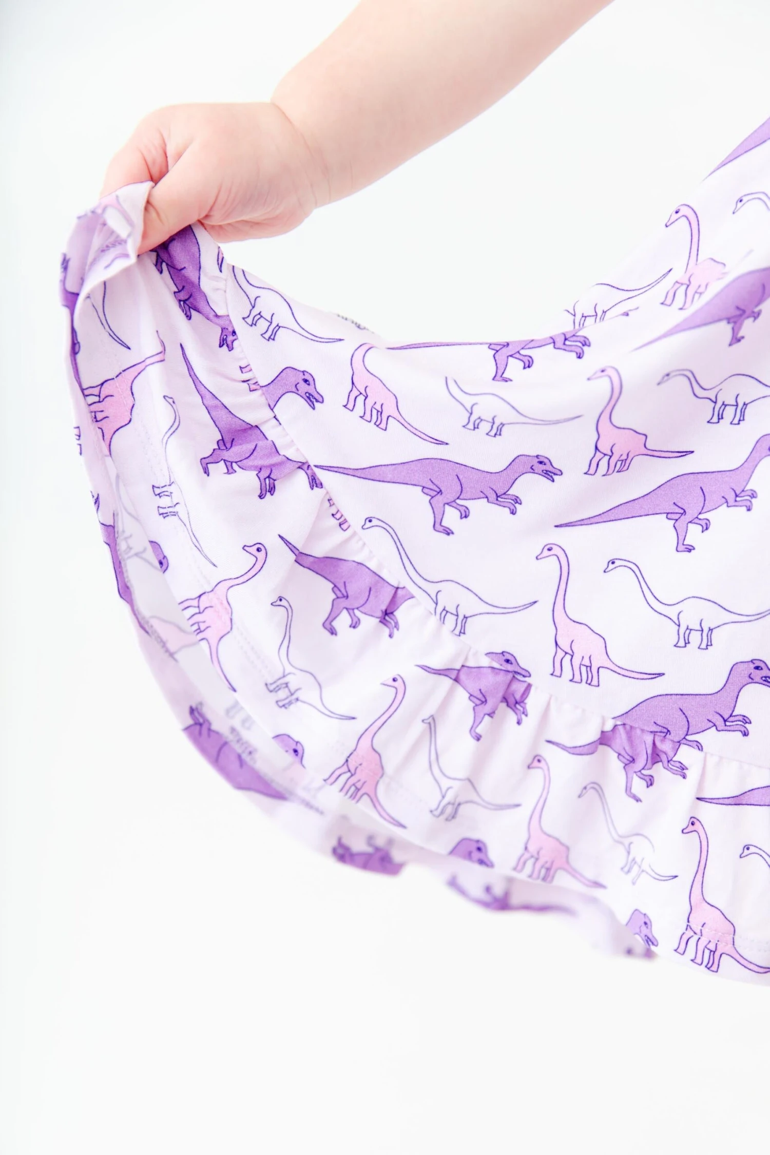 Land Before Bedtime Ruffle Bottom Twirler Dress - Prehistoric Purple 7 Land Before Bedtime Ruffle Bottom Twirler Dress - Prehistoric Purple - Image 5