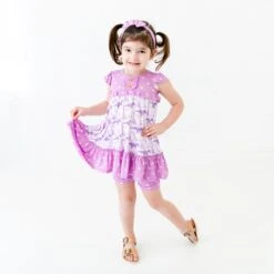 Land Before Bedtime Ruffle Playdate Set - Prehistoric Purple 9 Land Before Bedtime Ruffle Playdate Set - Prehistoric Purple -DREAMIERE Store purpledinoplaydateset 2