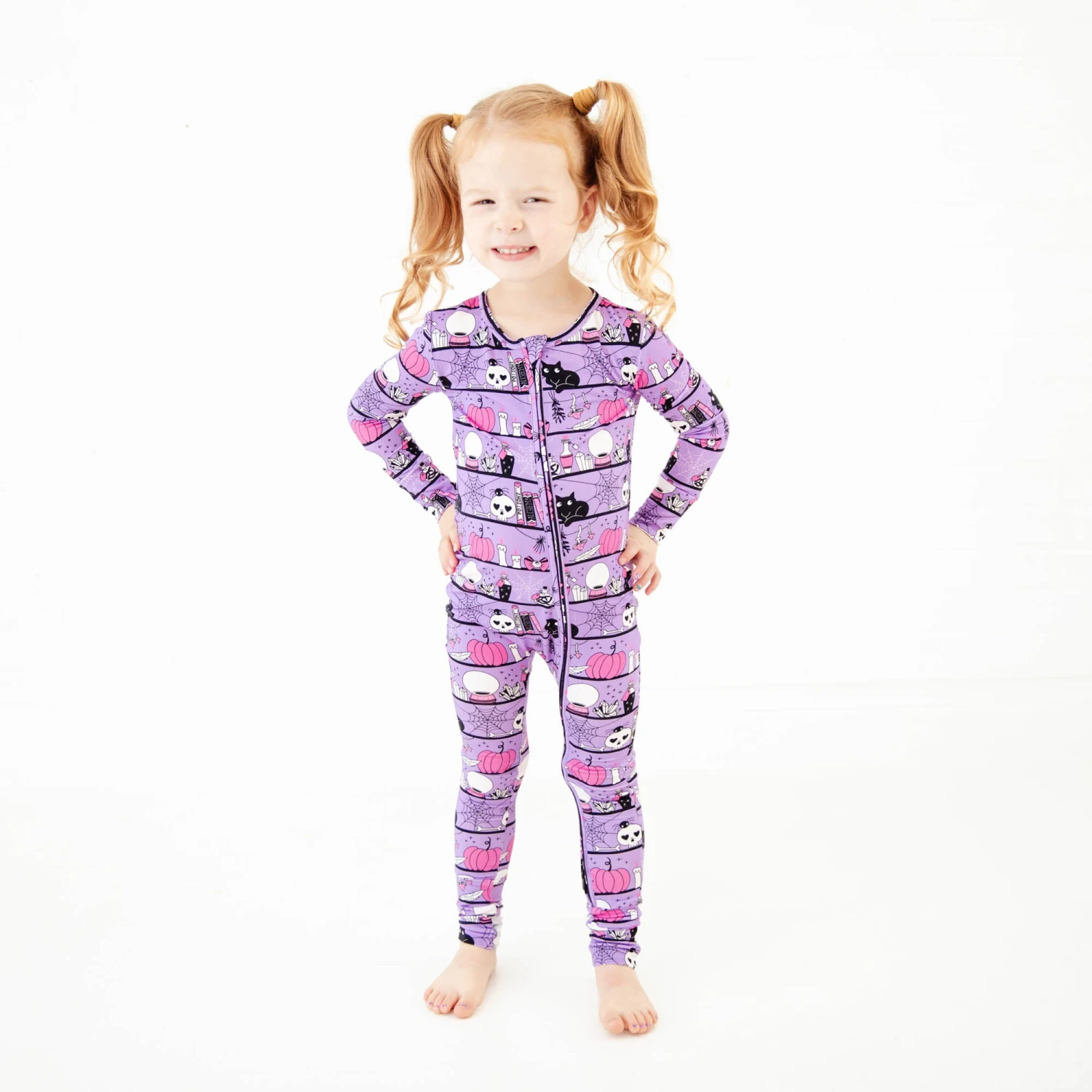 A Drop Of Magic Convertible Footie - Purple 3 A Drop Of Magic Convertible Footie - Purple