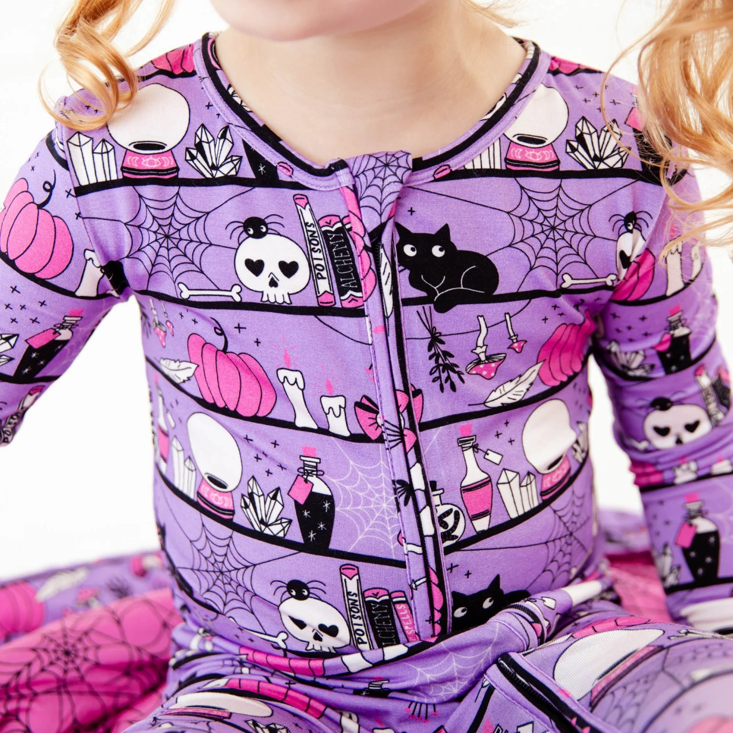 A Drop Of Magic Convertible Footie - Purple 4 A Drop Of Magic Convertible Footie - Purple - Image 2