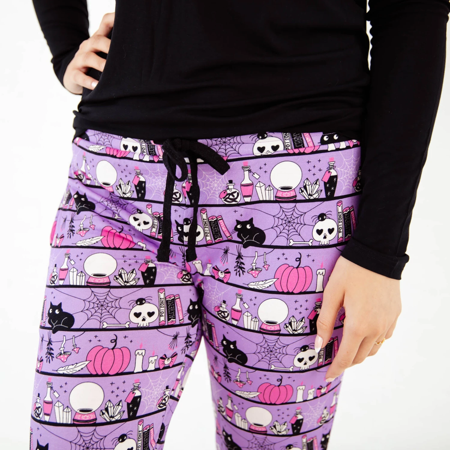 A Drop Of Magic Women's Long Sleeve Loungewear - Purple 4 A Drop Of Magic Women's Long Sleeve Loungewear - Purple - Image 2