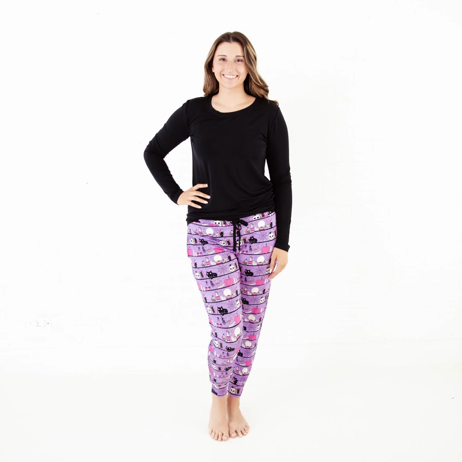 A Drop Of Magic Women's Long Sleeve Loungewear - Purple 3 A Drop Of Magic Women's Long Sleeve Loungewear - Purple