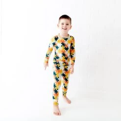 Piece Of My Heart Two Piece Pajamas Set