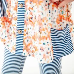 Orange You Cute Pocket Tunic And Pants Set -DREAMIERE Store sakuratunicset
