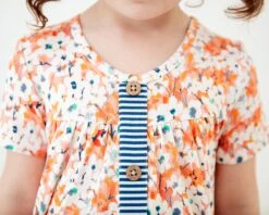 Orange You Cute Pocket Tunic And Pants Set -DREAMIERE Store sakuratunicset 5