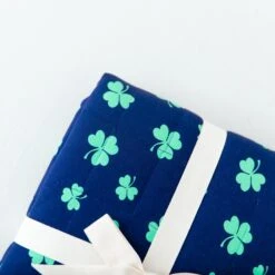 Dublin My Luck Quilted Children's Bamboo Blanket 11 Dublin My Luck Quilted Children's Bamboo Blanket -DREAMIERE Store shamrocksquiltedchildrensblanket 2