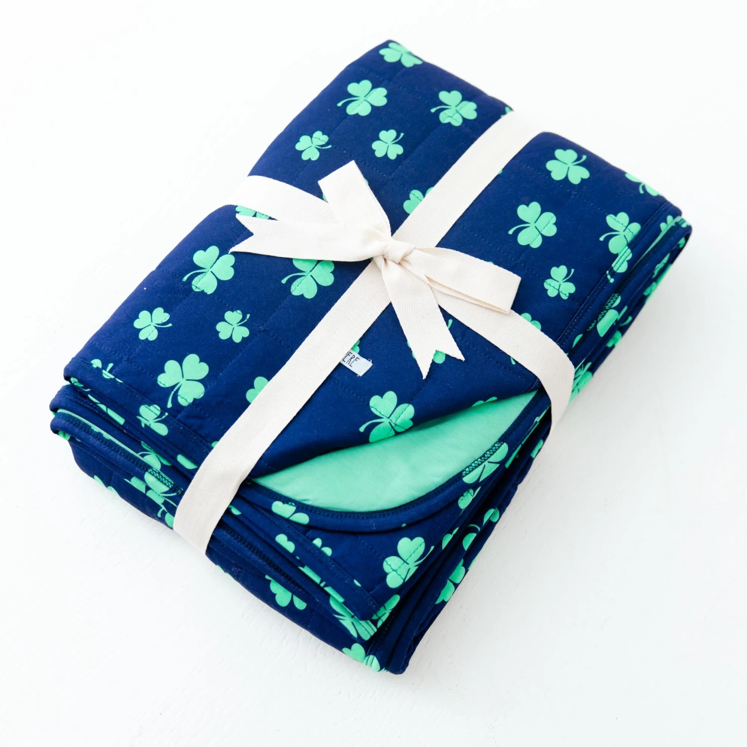 Dublin My Luck Quilted Children's Bamboo Blanket 5 Dublin My Luck Quilted Children's Bamboo Blanket - Image 3