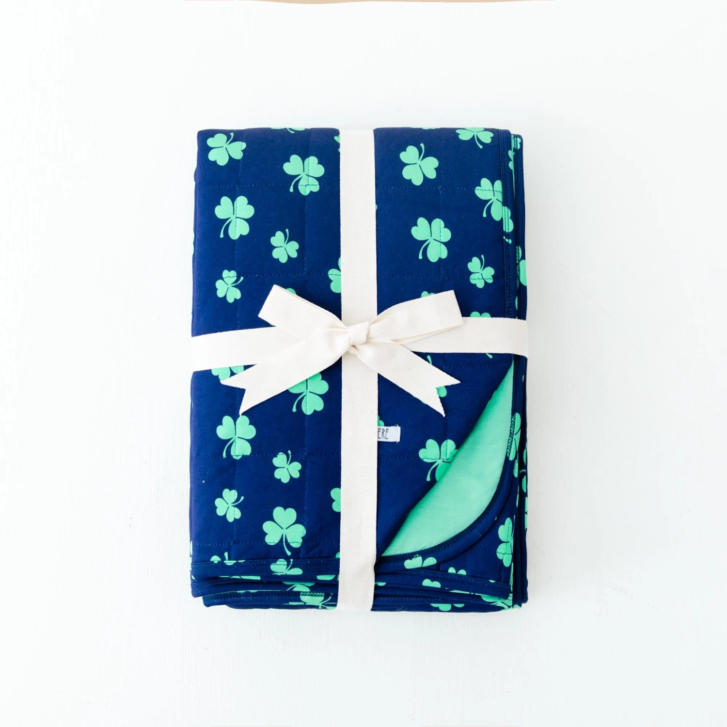 Dublin My Luck Quilted Children's Bamboo Blanket 3 Dublin My Luck Quilted Children's Bamboo Blanket