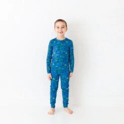 Shamrock And Roll Two Piece Pajamas Set -DREAMIERE Store shamrockstwopiecejamms