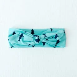 Fish And Ships Topknot Headband
