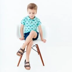 Fish And Ships Polo Shirt And Short Set 10 Fish And Ships Polo Shirt And Short Set -DREAMIERE Store sharkspoloandshortsset