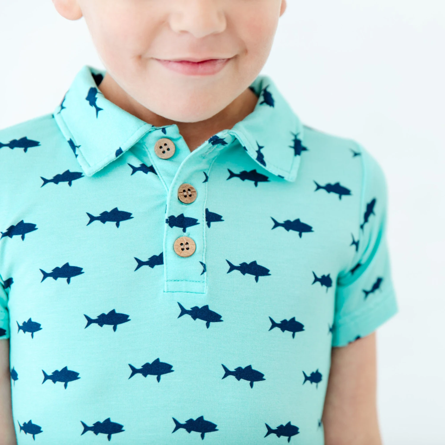 Fish And Ships Polo Shirt And Short Set 4 Fish And Ships Polo Shirt And Short Set - Image 2