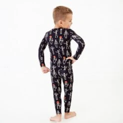 Skeleton Crew Two Piece Pajamas Set -DREAMIERE Store skeletonstwopiecejamms 4