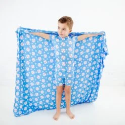 Stars And Strikes Reversible Blanket - Sky Blue 12 Stars And Strikes Reversible Blanket - Sky Blue -DREAMIERE Store skybluebaseballtwopiecejamms 8