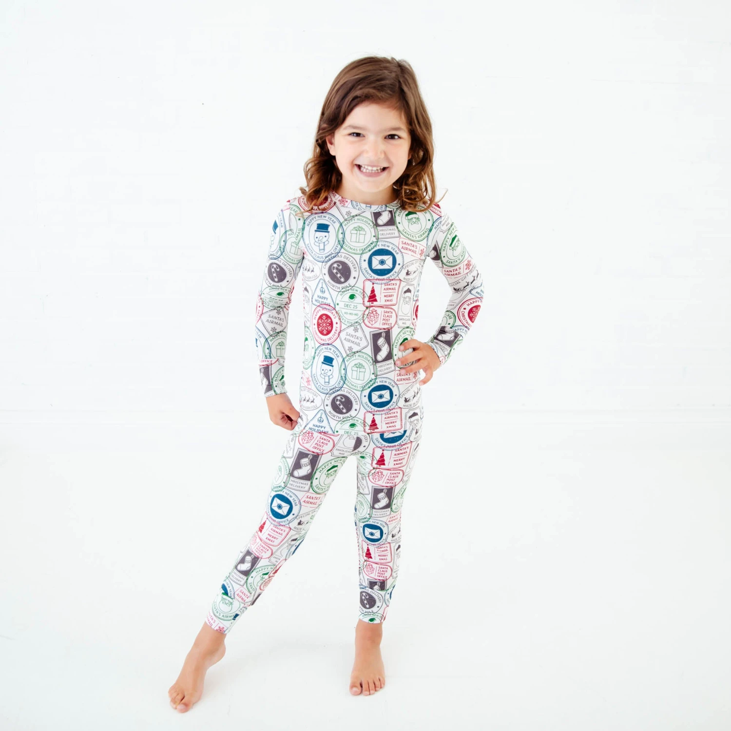 Letters To Santa Two Piece Pajamas Set 3 Letters To Santa Two Piece Pajamas Set